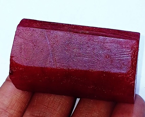 Natural red beryl - red,