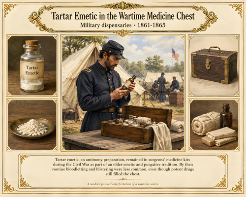 Tartar emetic wartime medicine - tartar,