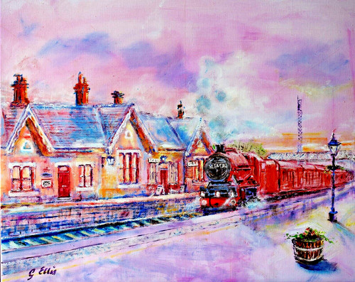 Original landscape oil - landscape,