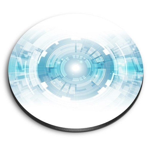 Round mdf magnets computer - mdf,