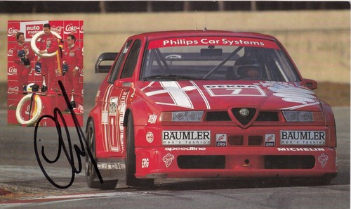 Signed nicola larini - signed, alfa