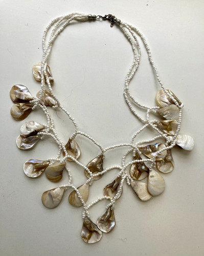 Layered multi strand white - layered,