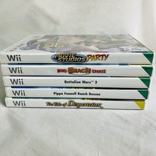 Nintendo Wii Games Job Lot X5 Big Sports Resort Battalion Wars 2 Etc
