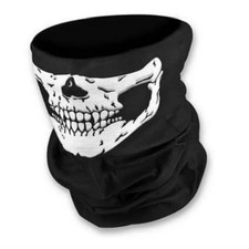 Skeleton skull snood - skeleton, biker