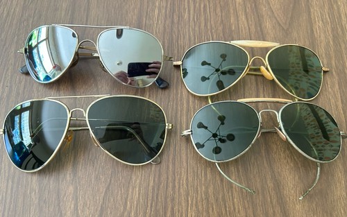 Lot prs vintage aviator - 4,