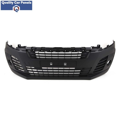 Front bumper black with fog - with,