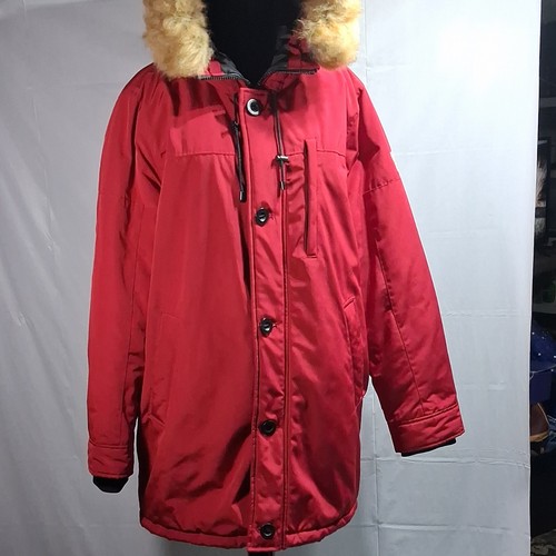 Guess men red hooded - hooded, parka