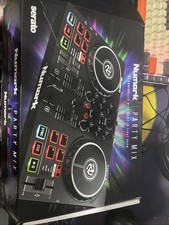 Numark Party Mix DJ Deck Controller Double Deck USB Lights With Cables
