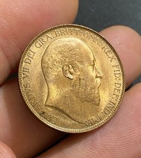 1903 Halfpenny, BU, Rare In This Condition