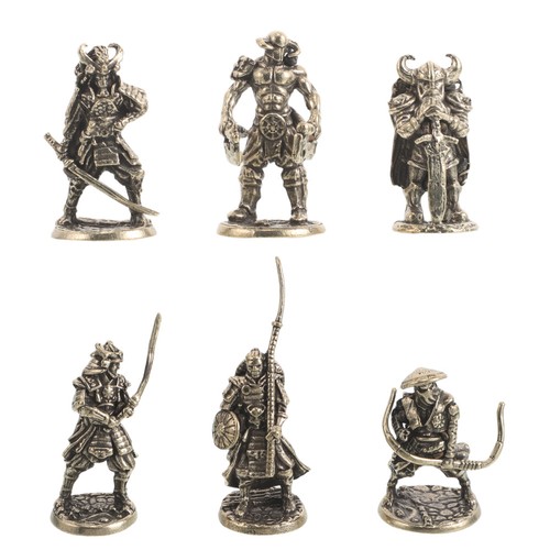 Pcs brass warrior ornaments - 4,