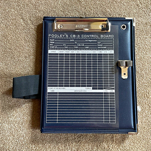Pooleys pilot kneeboard - pilot,