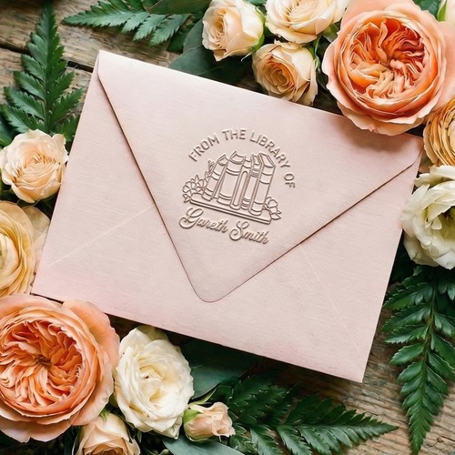 Personalized book embosser - book,