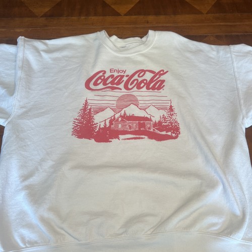 Vintage coca cola white log - white,