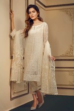 Baroque Chantelle fancy stitched dress in Small Size, Pakistani wedding asian