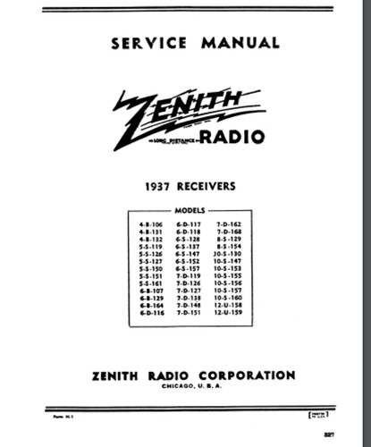 Zenith 127 shortwave - zenith, 5-s-127