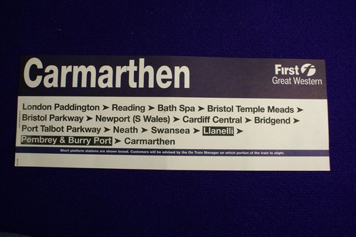 Carmarthen first great western - carmarthen,