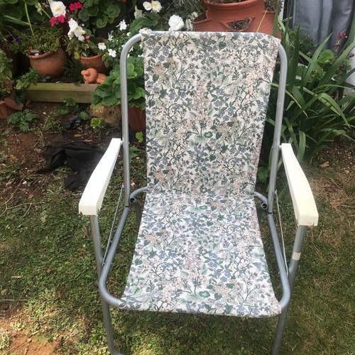 Vintage folding deck chair - folding,