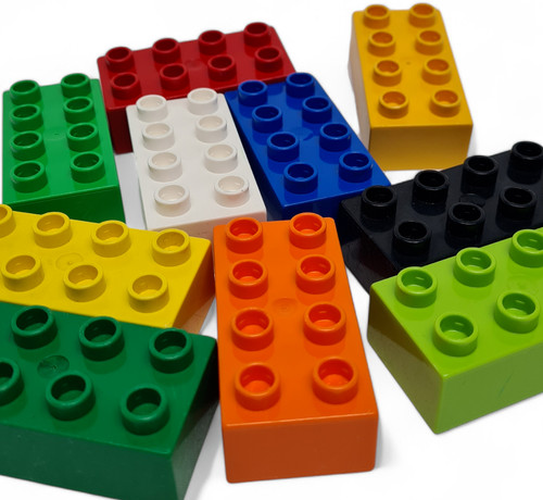 Duplo 2x4 stud - 2x4, blocks