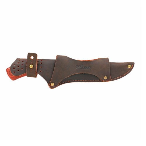 Tourbon leather knife sheath - leather,