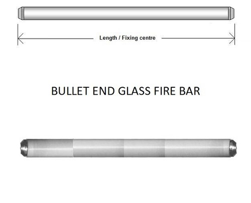 Bullet end type glass - glass, fire