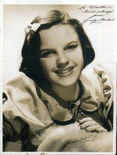 Judy garland signed - garland,