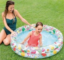 Children's Just So Fruity Inflatable Paddling Pool 48" x 10" by Intex