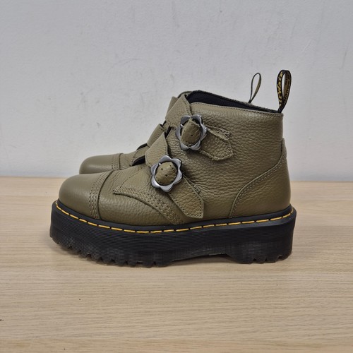 Martens devon flower khaki - dr,
