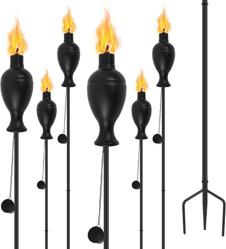 Pack metal torches for - 6,