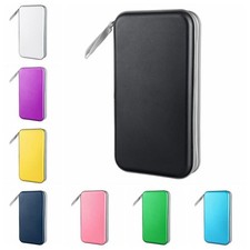 80 CD DVD DISC Holder Album Storage Organizer Case Folder Wallet Carry Bag Case