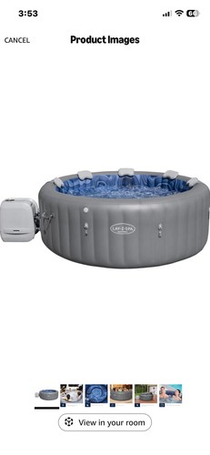 Lay spa santorini - lay-z-spa, led