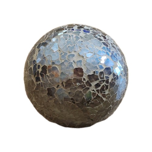 Mosaic glass sphere ball - mosaic, ~