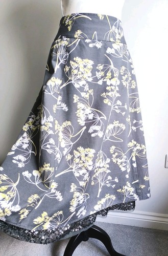 Laura ashley floral skirt - ashley, size