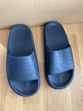 PRIMARK LADIES BLACK SLIDERS