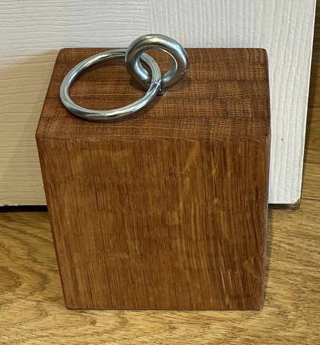 Heavy oak doorstop 5 kg - heavy, 1.5