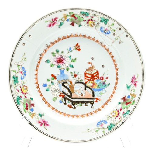 Chinese porcelain deep plate - porcelain,