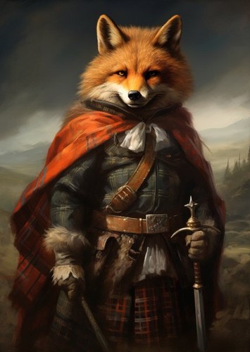 Regal highland red fox - highland,
