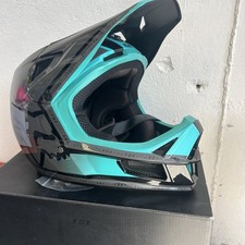 Fox Rampage MTB Full Face Cycling Helmet Cali Teal Bike Helmet 