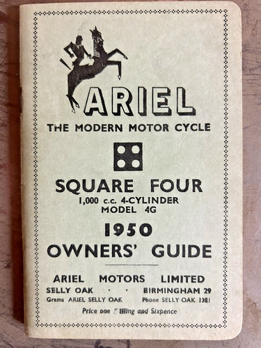 1950 ariel 1000cc square - 1950,