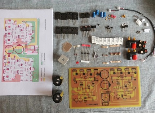 400w amplifier kit pcb - amplifier,