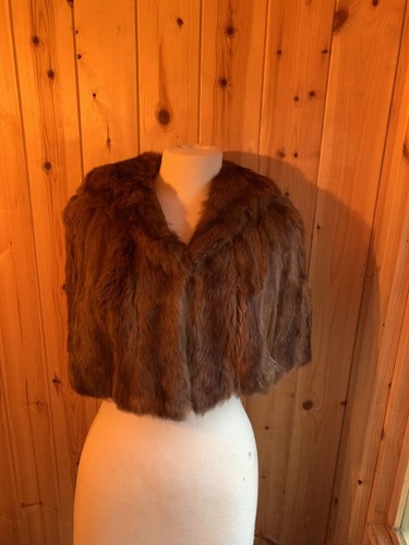 Vintage real fur - vintage, lined
