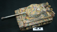 Built Tamiya Tiger I Tank 1:25 scale model with internal detail, motors & gears.