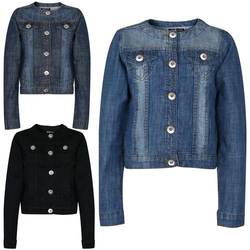 Kids girls jacket - jacket, denim