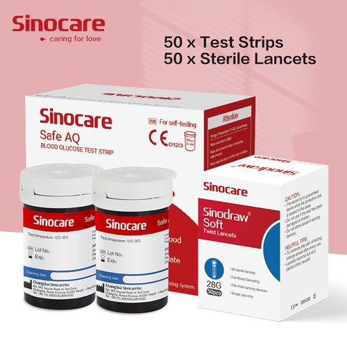 Sinocare 50x blood glucose - sinocare,