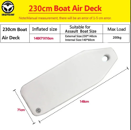 Inflatable air deck - inflatable, boat