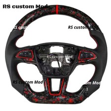 Red Forged Carbon Fiber