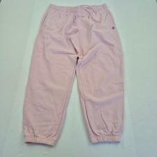 SUPERDRY Joggers 16 Pink Women's Cotton Sweatpants Elastic Waist Casual Trousers