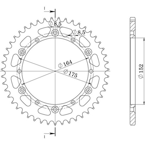 Aluminum crown p520 - p520, z43