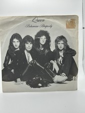 Queen Bohemian Rhapsody 1975 Orig 7”ps Rare Uk Picture Sleeve