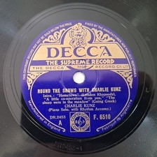 10" 78RPM CHARLIE KUNZ Round