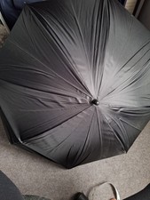Black & Gold Umbrella  33"